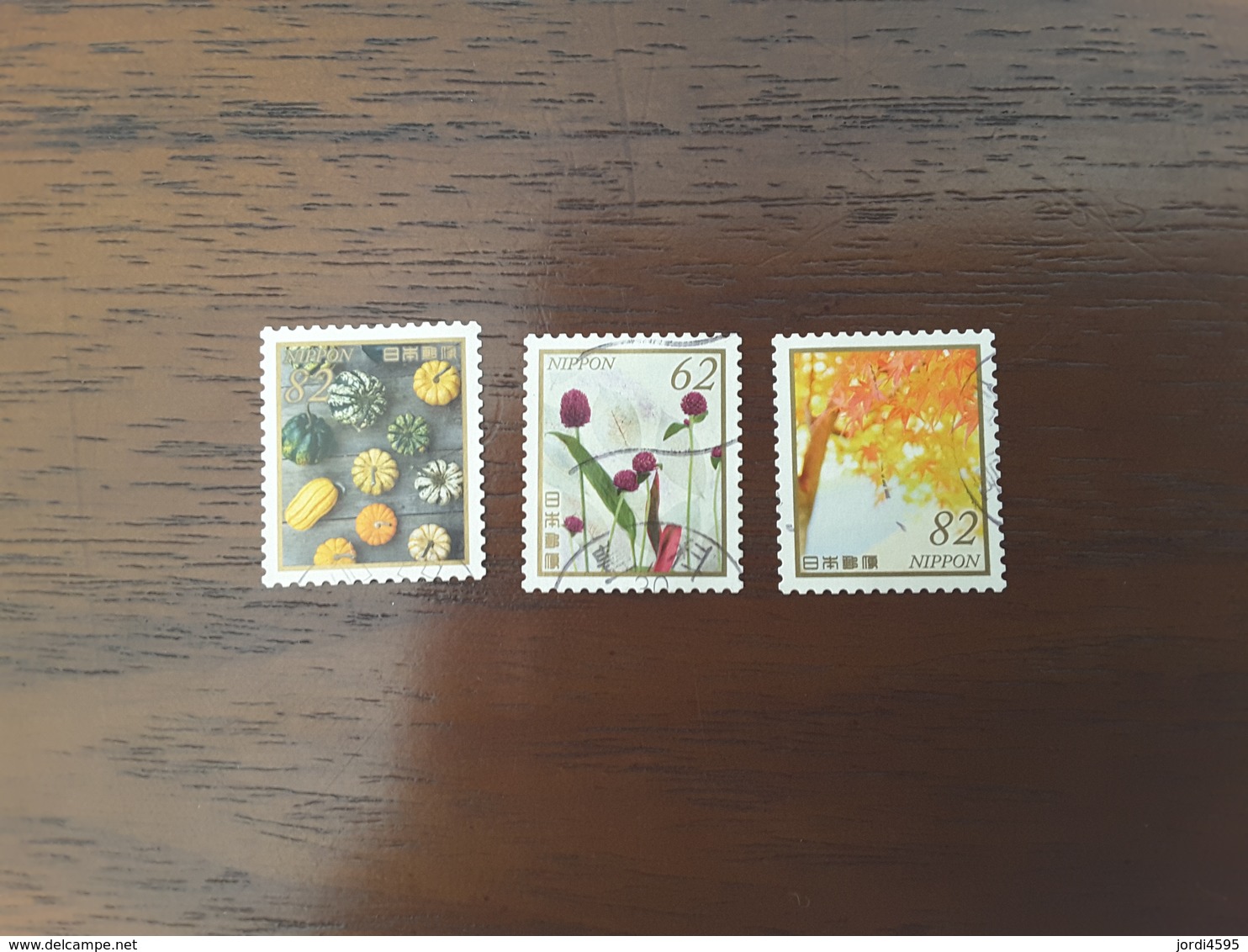 Japan Used 2018 Greetings Stamps - Autumn   3 Stamps - Usados