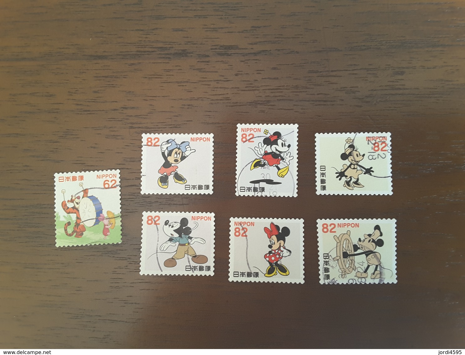 Japan Used 2018 Greetings Stamps - 7 Stamps - Usados