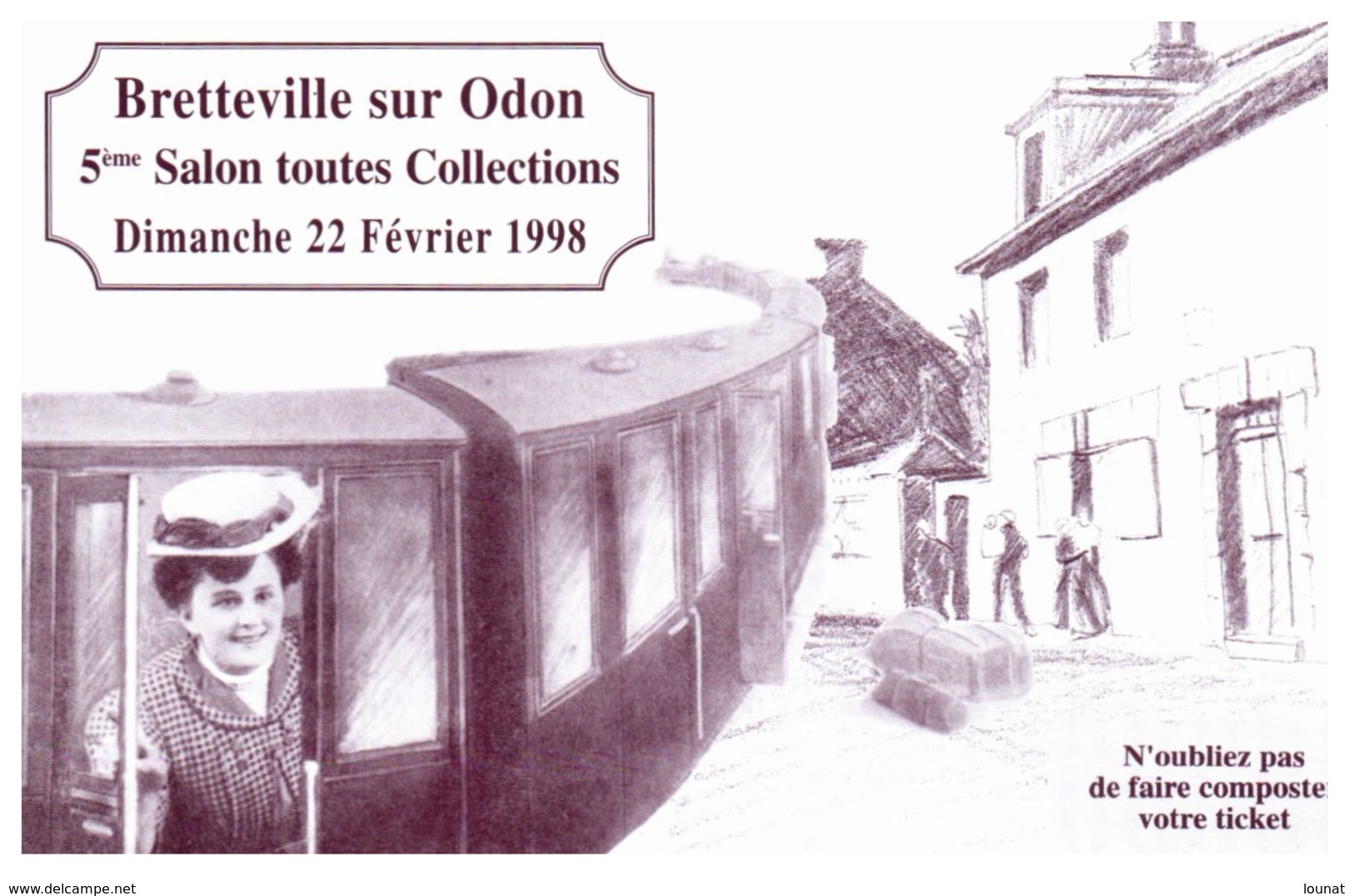 Bourse Et Salon De Collection - Bretteville Sur Odon - 5ème Salon - Année 1998 - Bourses & Salons De Collections