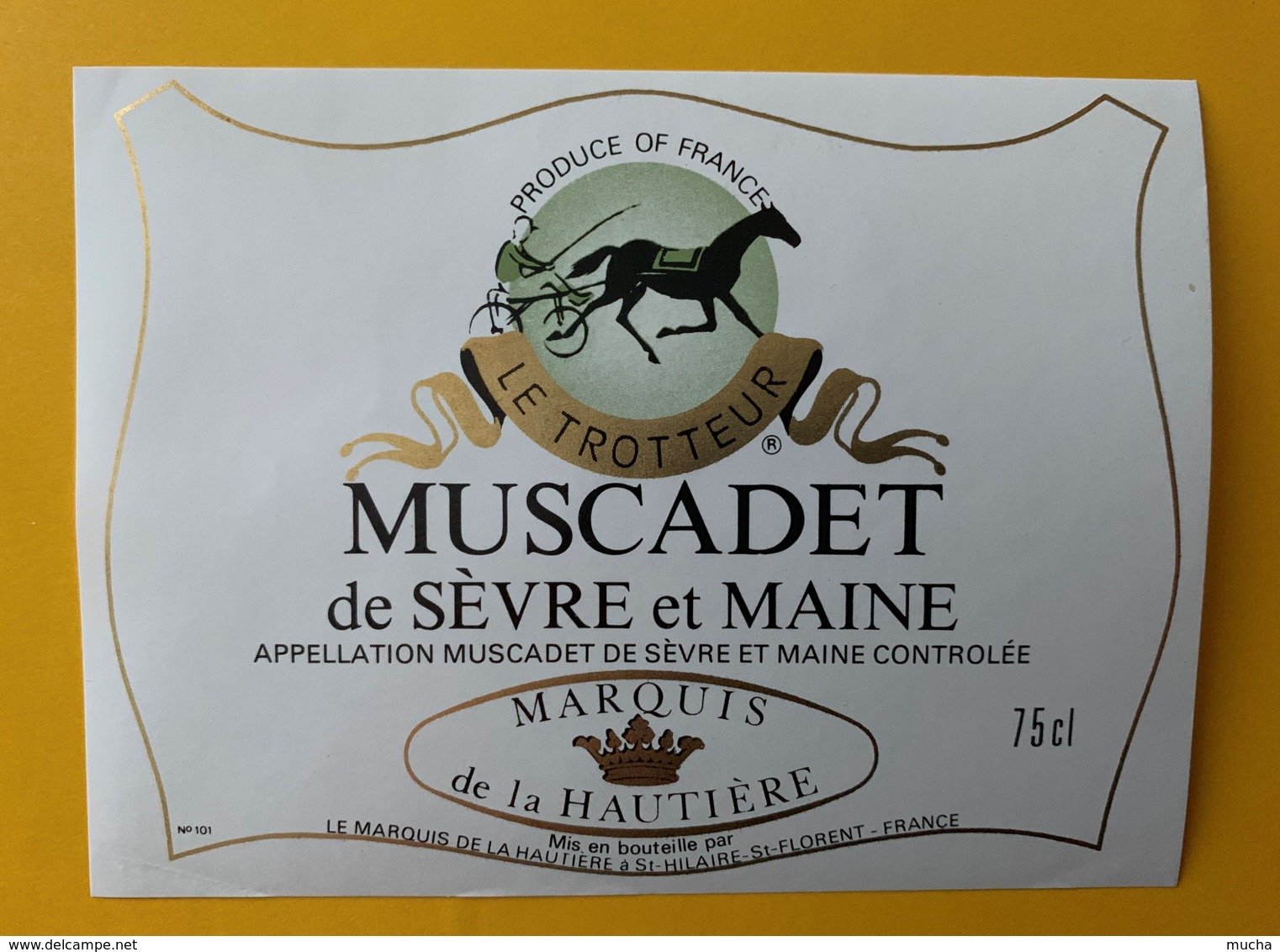 10261 - Le Trotteur  Muscadet De Sèvre Et Maine Marquis De La Hautière - Caballos