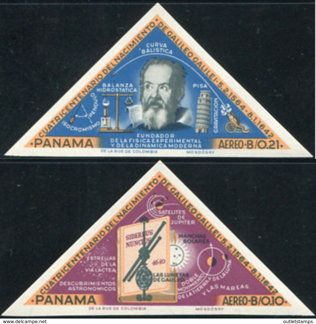 Ref. 576901 * NEW *  - PANAMA . 1965. CUATROCIENTOS ANIVERSARIO DEL NACIMINETO DE GALILEO GALILEI - Panama