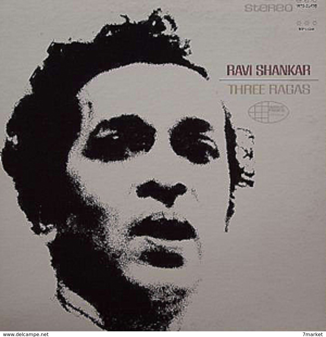 LP/ Ravi Shankar - Three Ragas - Musiques Du Monde