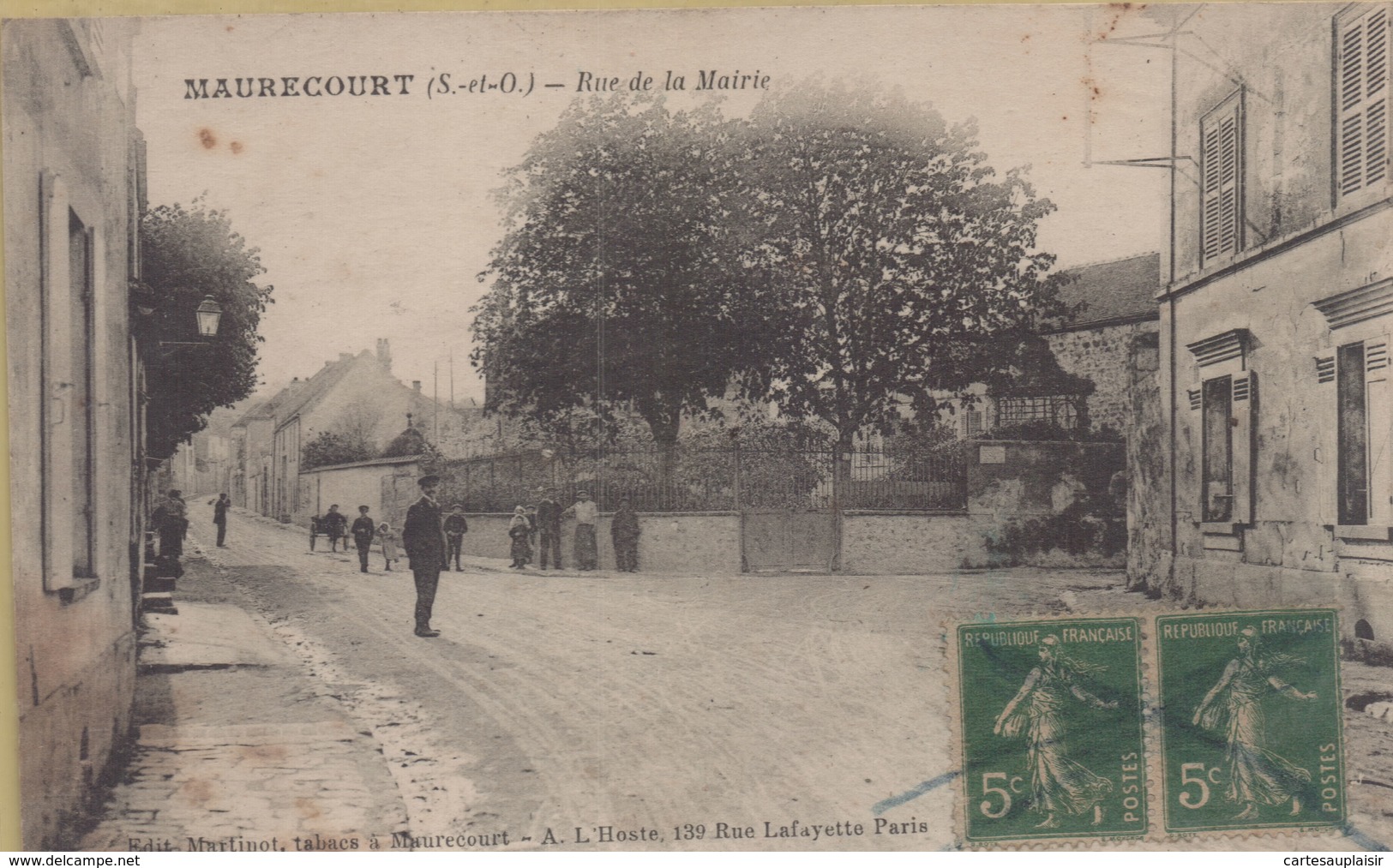 Maurecourt : Rue De La Mairie - Maurecourt