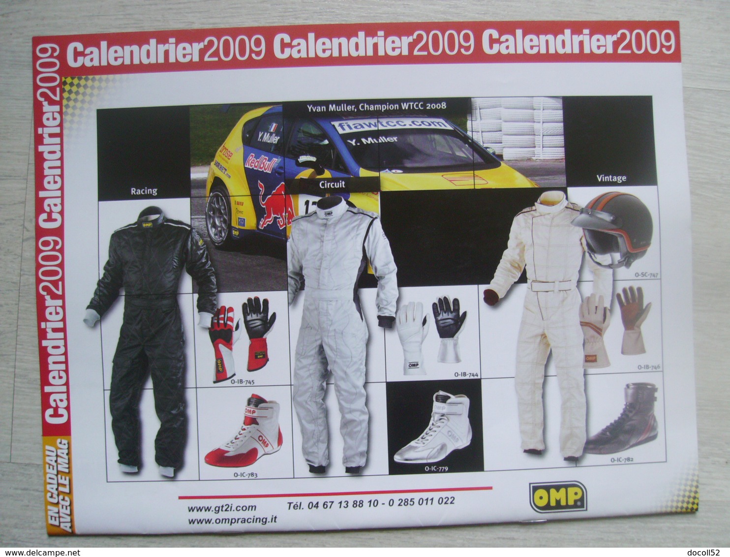 calendrier rallye 2009 rallyes magazine chapions du monde 2004,2005,2006,2007,2008 - sebastien loeb - D éléna - 9 scans