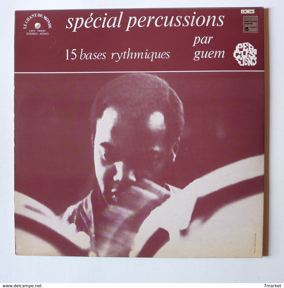 LP/ Guem - Spécial Percussions. 15 Bases Rythmiques - World Music