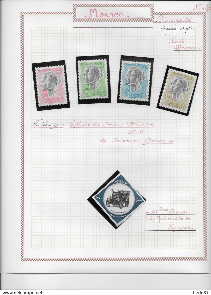 Monaco - Collection Vendue Page Par Page - Timbres Neufs ** Sans Charnière - TB - Collections, Lots & Series