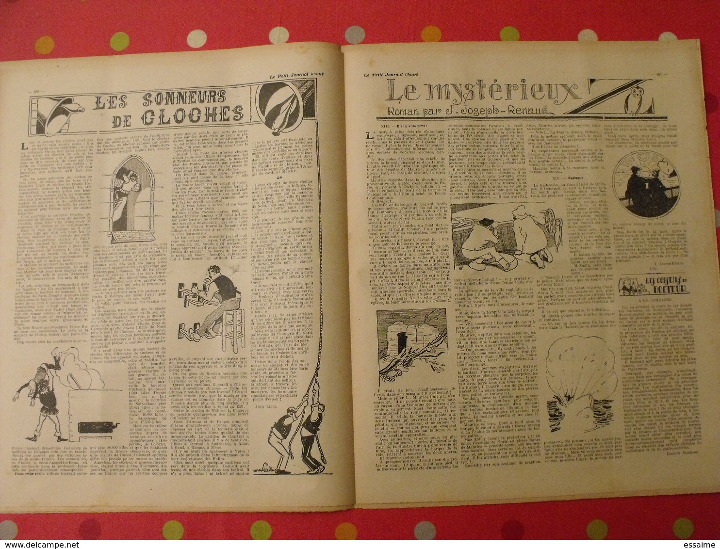 Le Petit Journal Illustré 9 Octobre 1921. Pompiers Incendie Printemps Coupe Deutsch Kirsch Mary Pickford Fairbanks - 1900 - 1949