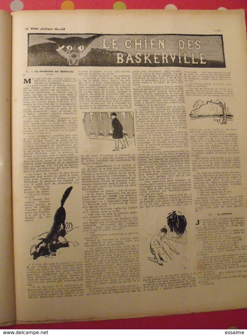 Le Petit Journal Illustré 30 Octobre 1921.habitations Insalubres Tuberculose Paris Espagnols Au Maroc Aman - 1900 - 1949