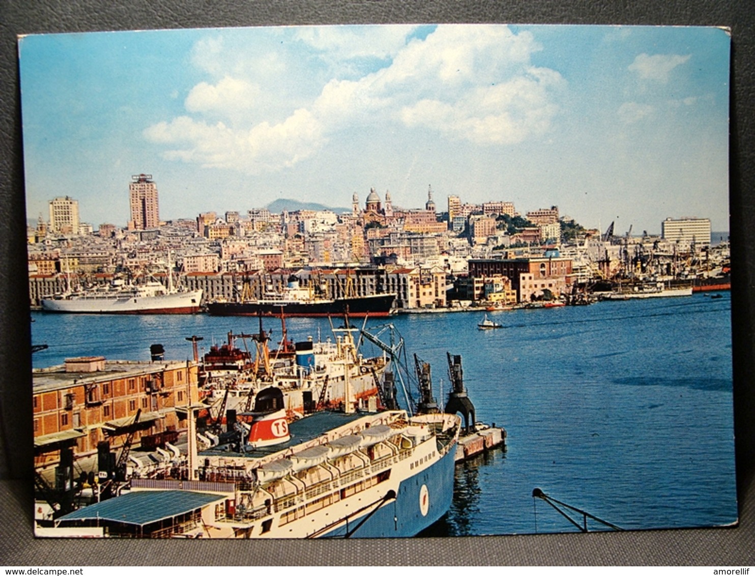 (FG.O17) GENOVA - SCORCIO PANORAMICO DEL PORTO (viaggiata 1973) - Genova (Genoa)