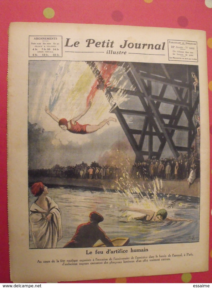 Le Petit Journal Illustré 13 Novembre 1921. Landru Poincaré Chien Des Baskerville  Conan Doyle Sherlock Holmes - 1900 - 1949