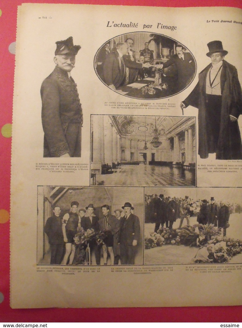 Le Petit Journal Illustré 13 Novembre 1921. Landru Poincaré Chien Des Baskerville  Conan Doyle Sherlock Holmes - 1900 - 1949