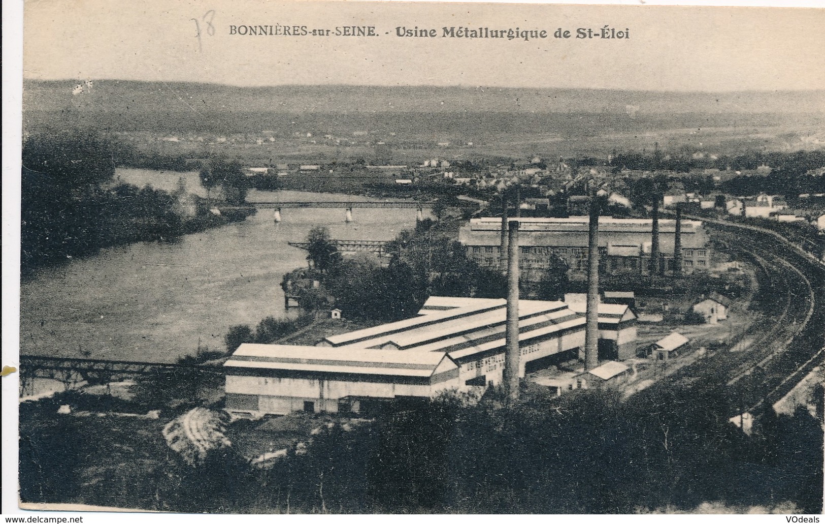 CPA - France - (78) Yvelines - Bonnières-sur-Seine - Usine Métallurgique De St-Eloi - Bonnieres Sur Seine