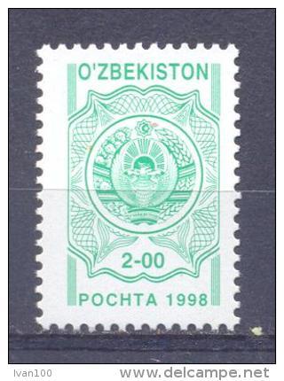 1998. Uzbekistan, Definitive, 2-00, 1v Mint/** - Uzbekistán