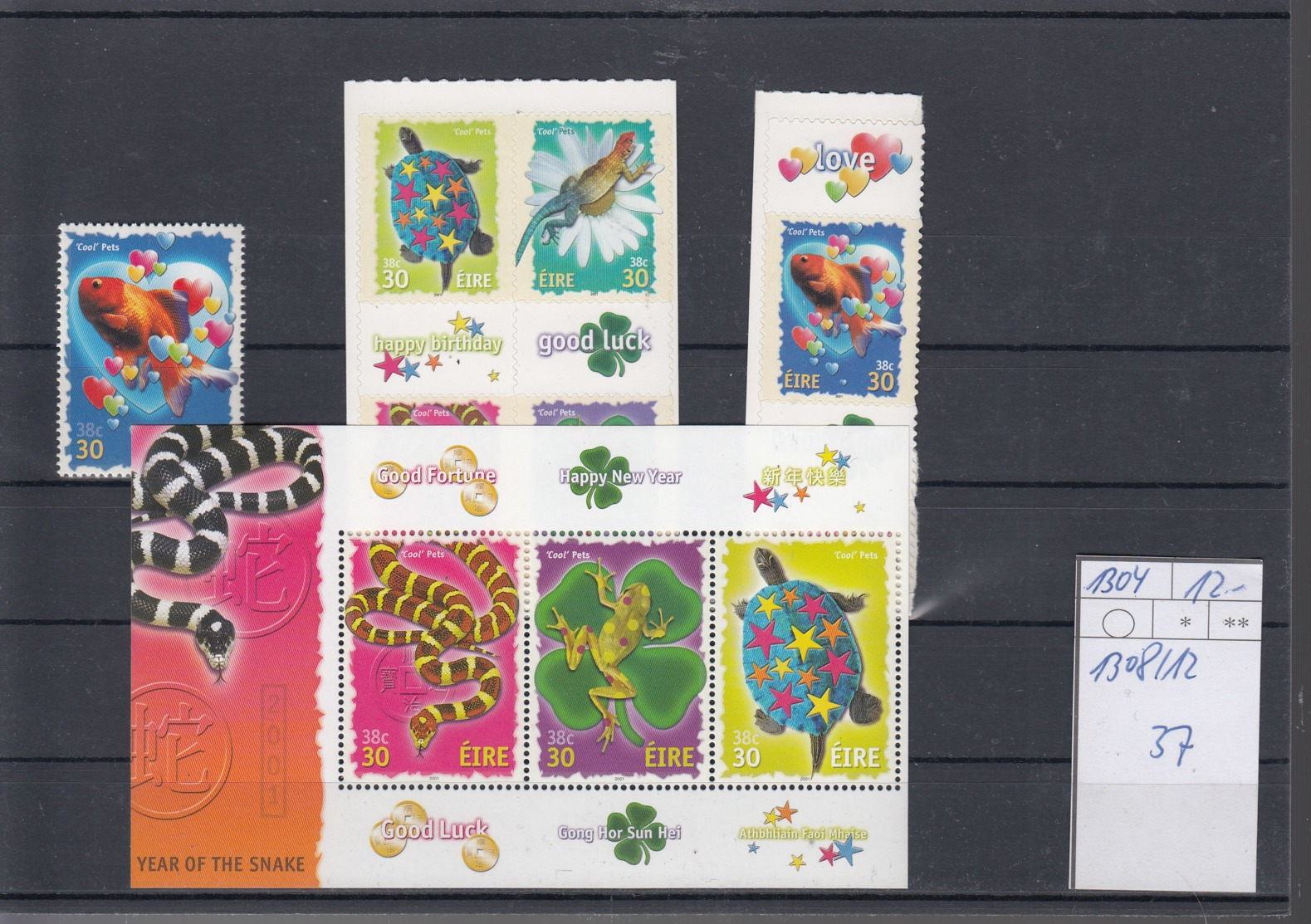 Irland Michel Cat.No. Mnh/** 1304 + 1308/1312 + Sheet 37 - Nuovi