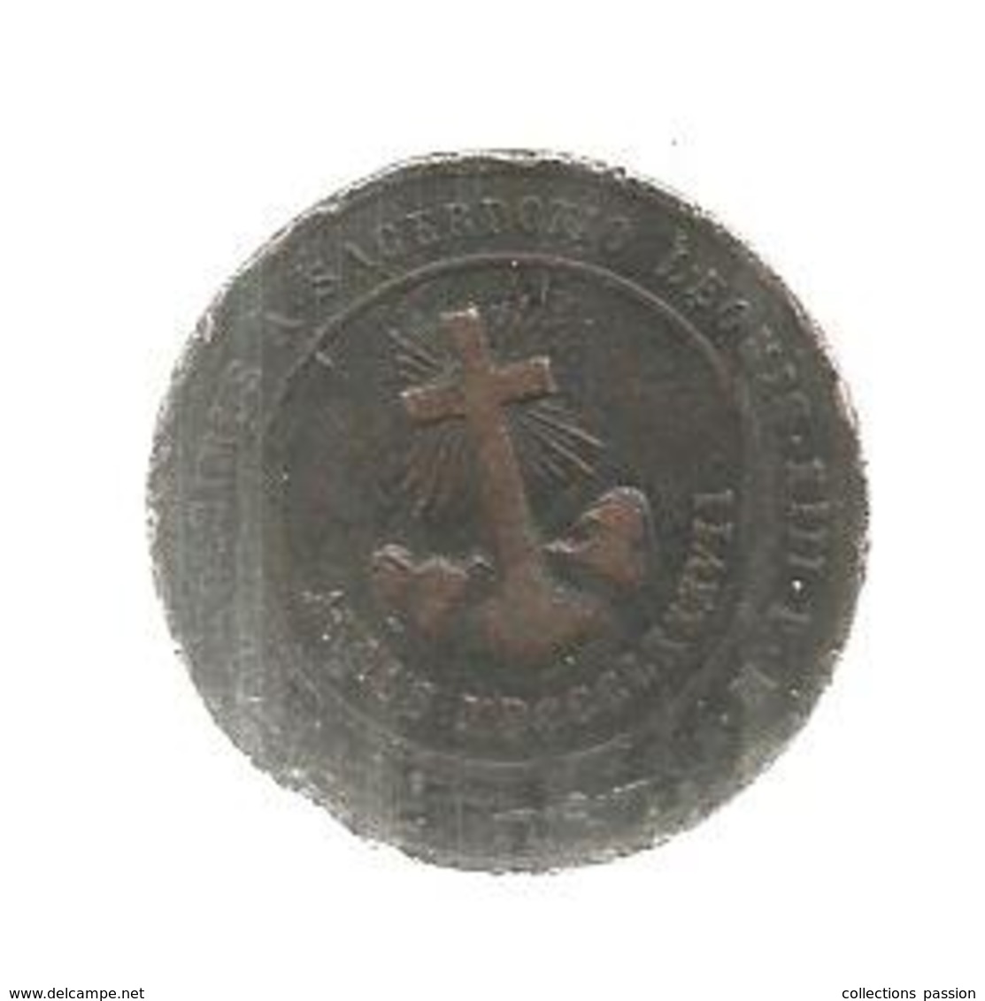 Médaille ,LEO XIII - PONT - MAX , Romae,  Annus NDCCCLXXXVII ,  1887 , 2 Scans - Andere & Zonder Classificatie
