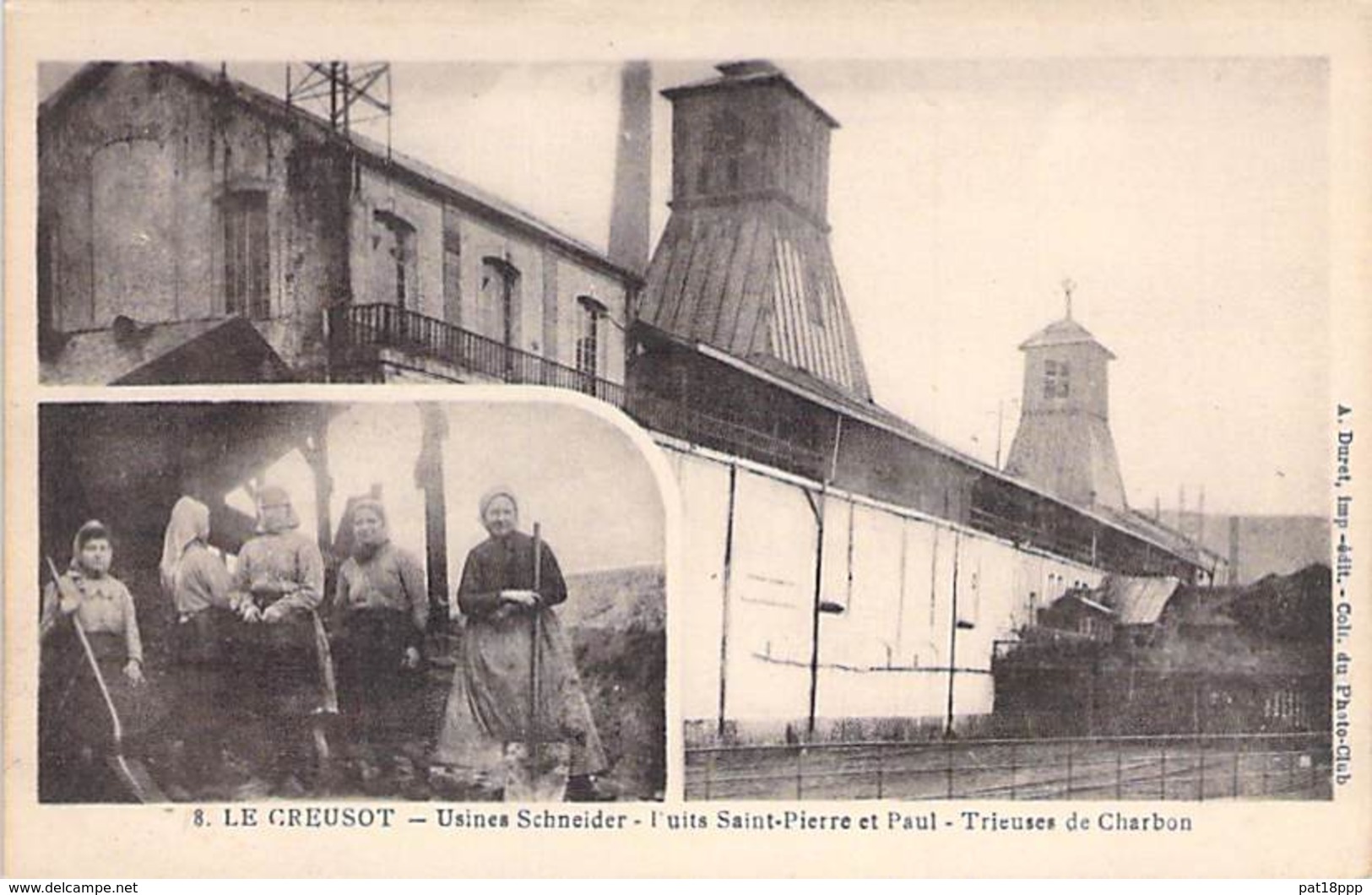 INDUSTRIE - 71 LE CREUSOT - USINES SCHNEIDER N° 08 : Puits Saint Pïerre Et Paul - Trieuse De Charbon - CPA - Usine - Industry