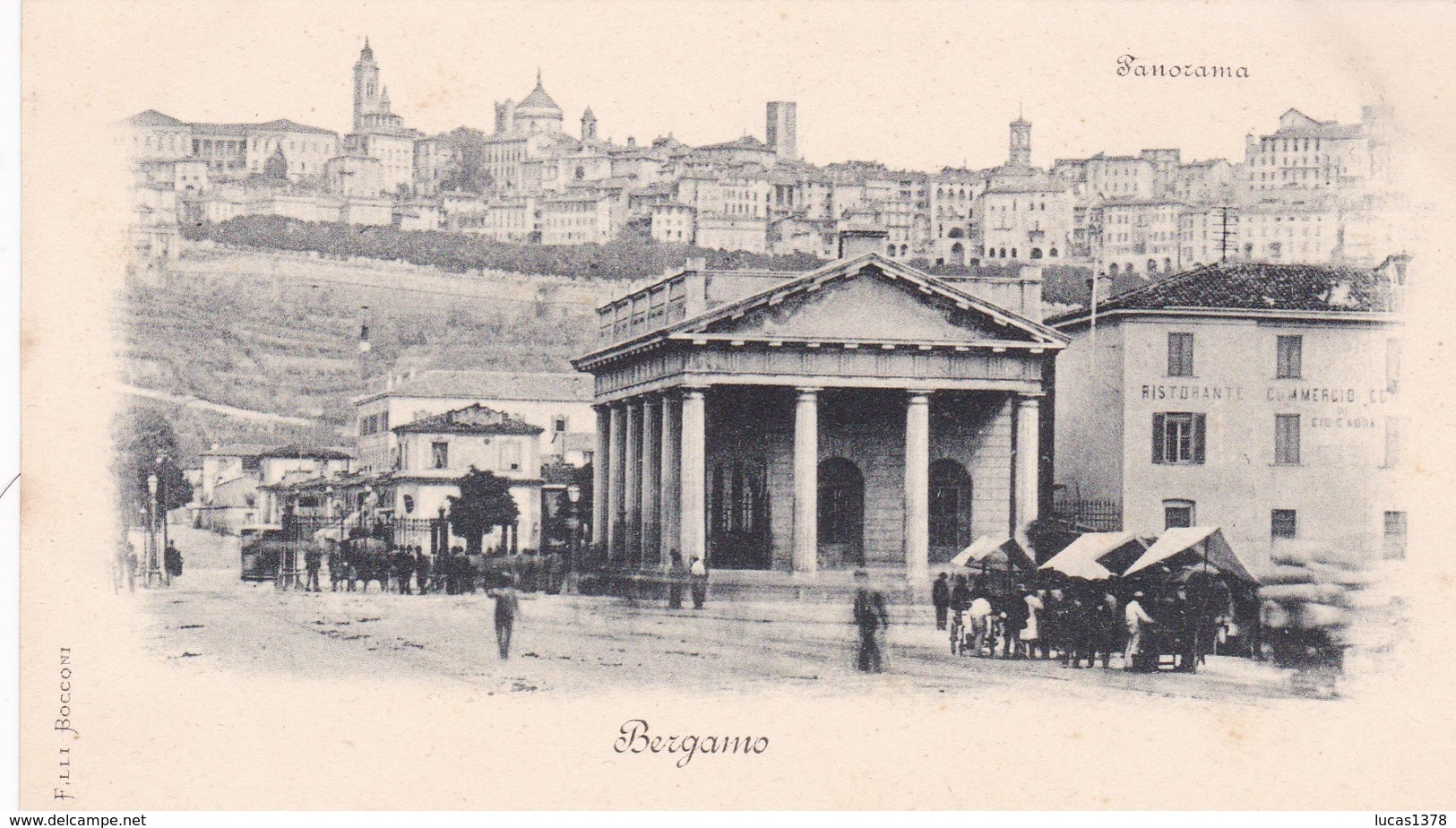 BERGAMO / PANORAMA / TRES BELLE CARTE PRECURSEUR - Bergamo