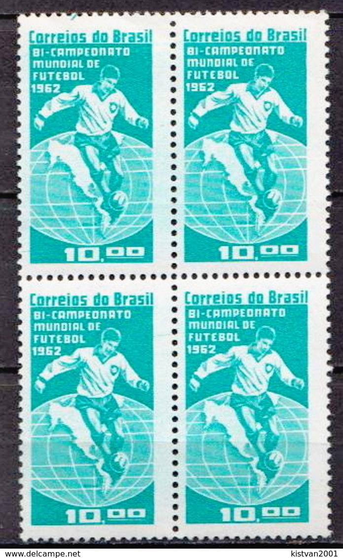 Brazil MNH Stamp In Block Of 4 - 1962 – Chile