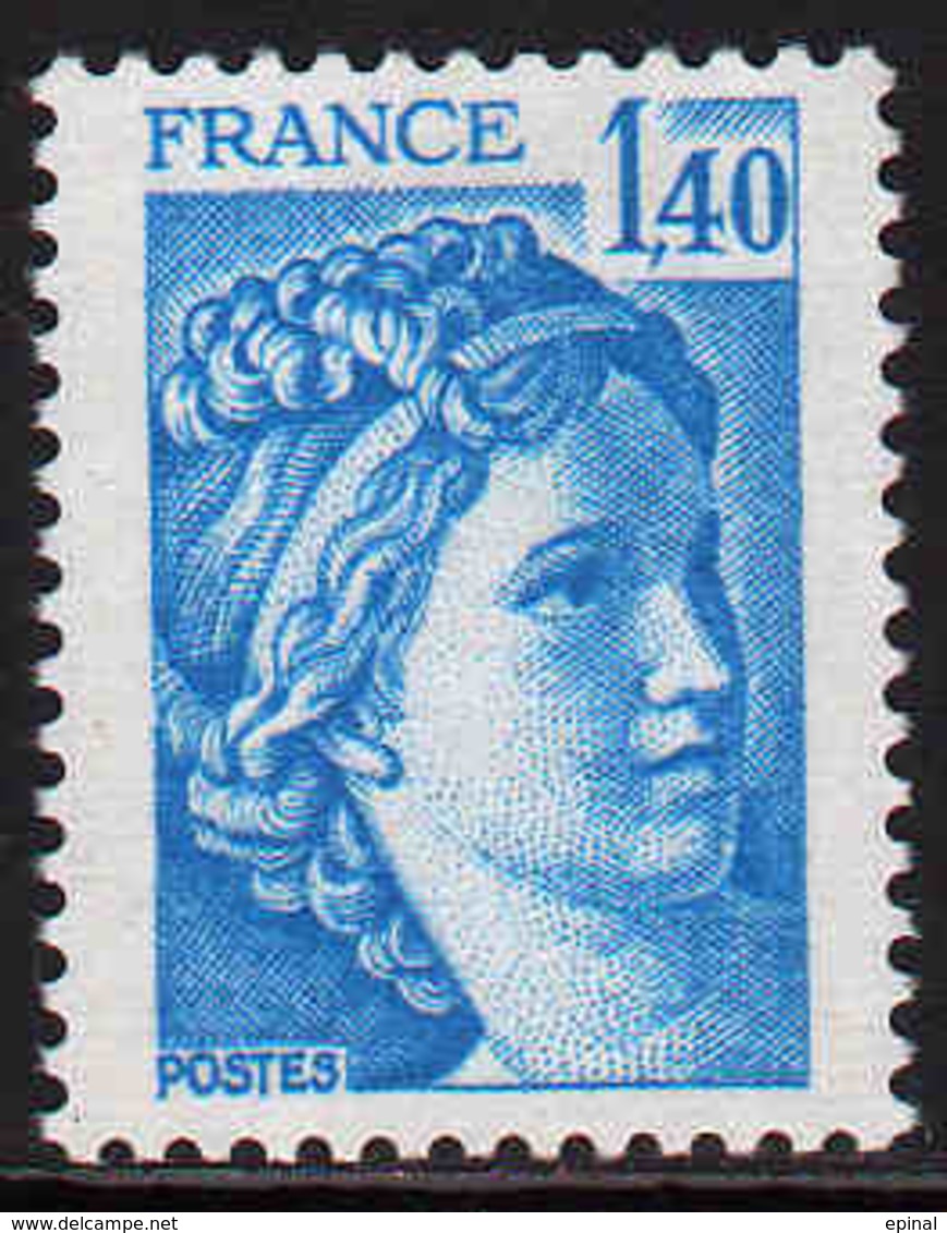 FRANCE : N° 1975 ** (Type Sabine) - PRIX FIXE  - - 1977-1981 Sabine Of Gandon