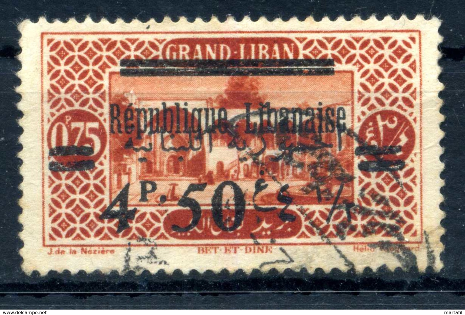 1928 GRAN LIBANO N.105 USATO - Usati