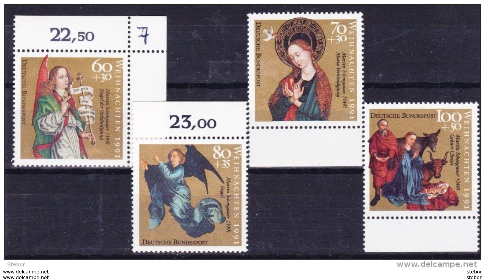 Duitsland 1991 Nr 1410/13 **, Zeer Mooi Lot Krt 3746 - Neufs