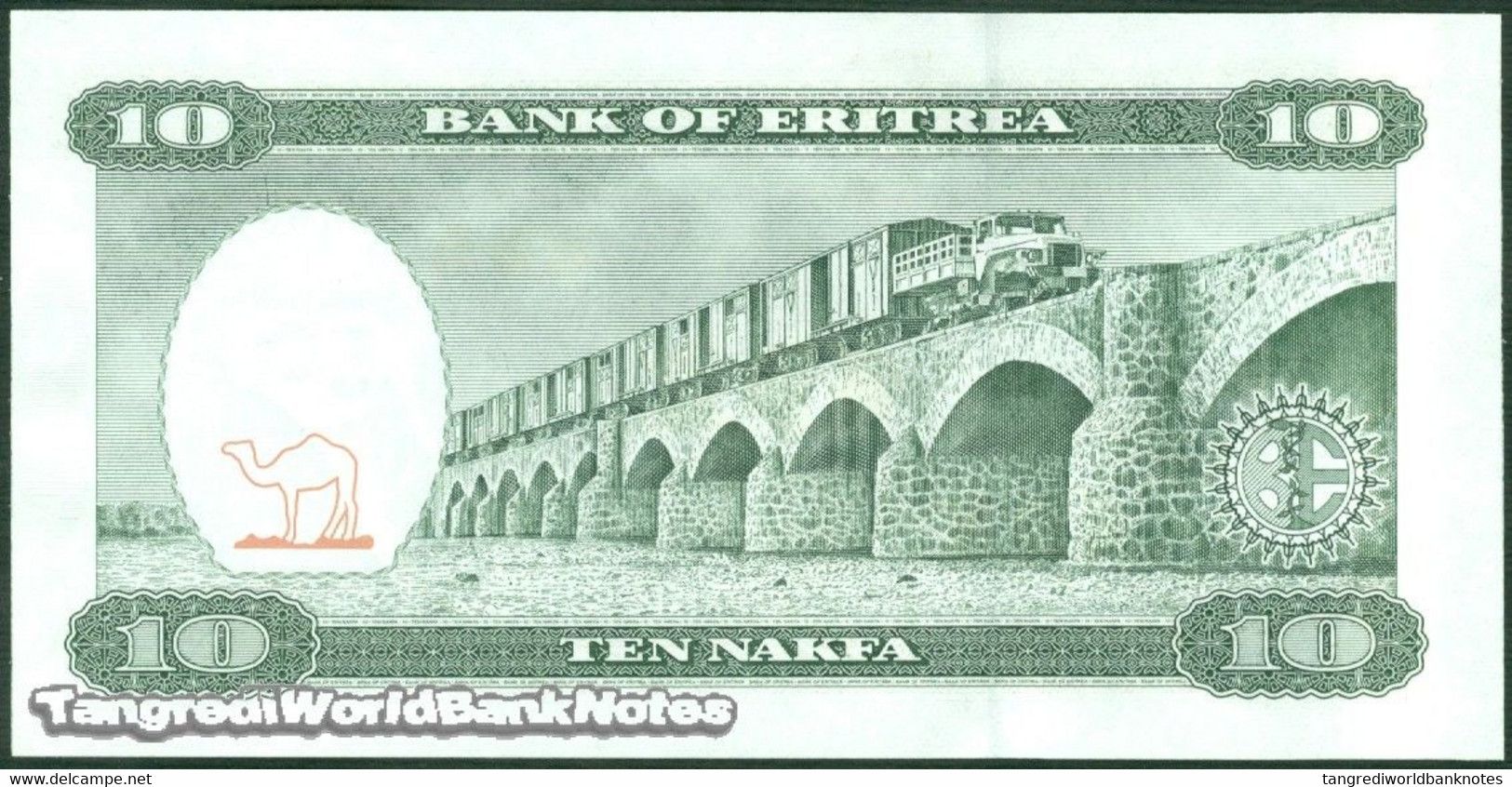 TWN - ERITREA 3 - 10 Nakfa 24.5.1997 Prefix AA UNC - Eritrea