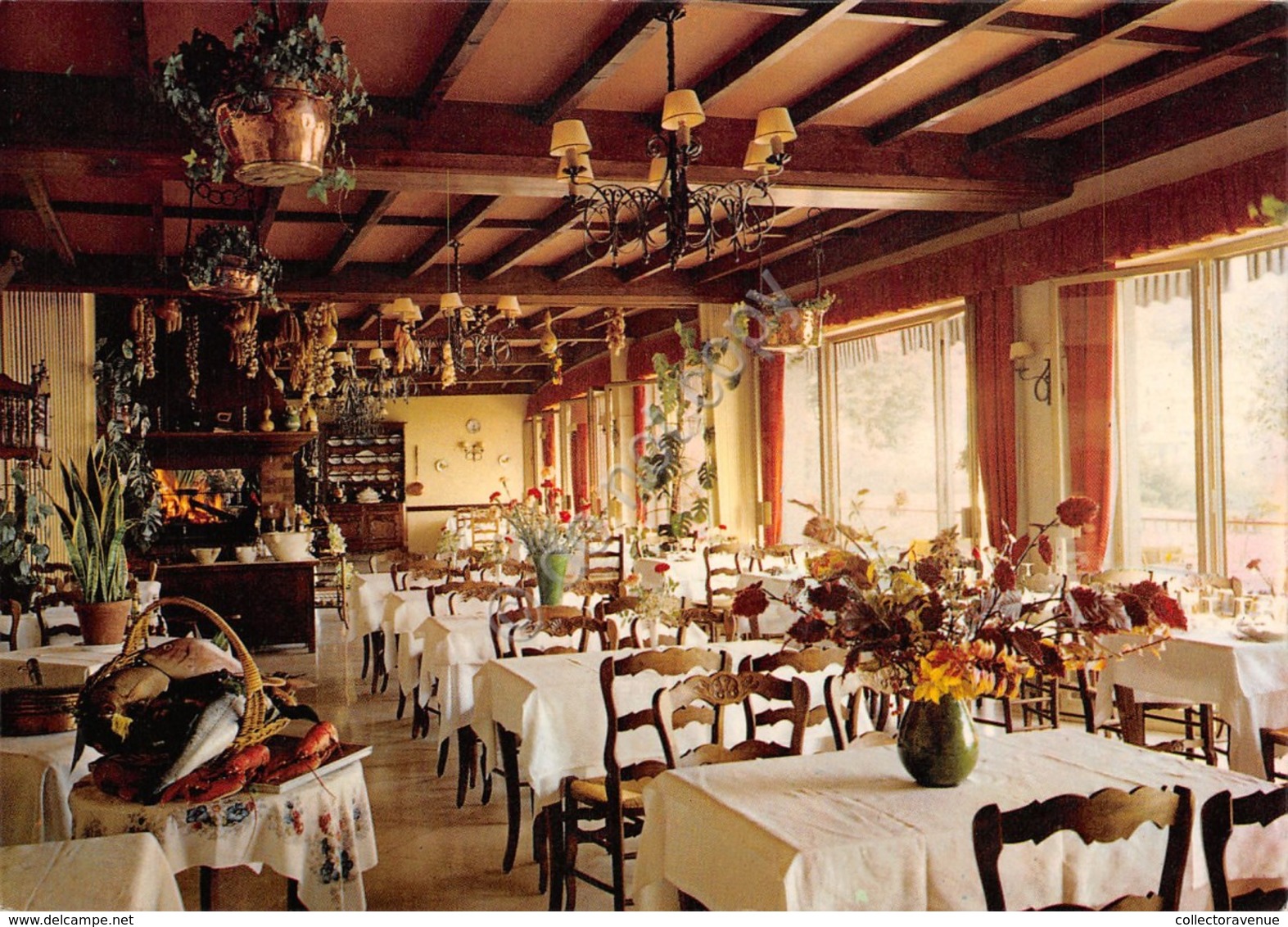 Cartolina Principato Di Monaco Restaurant La Chaumiere Interno - Non Classificati