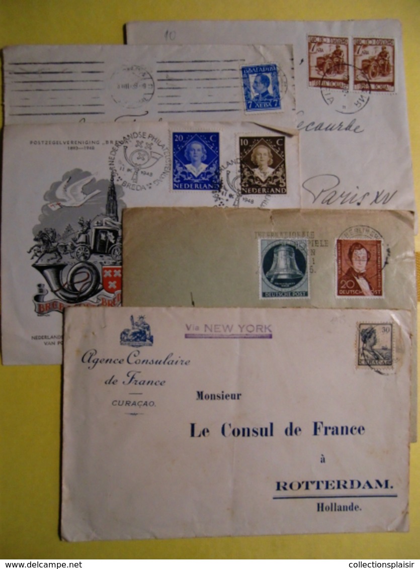 ENVIRON 280 LETTRES CLASSIQUES SEMI MODERNES MAJORITE FRANCE ET QUELQUES UNES ETRANGER LIQUIDATION