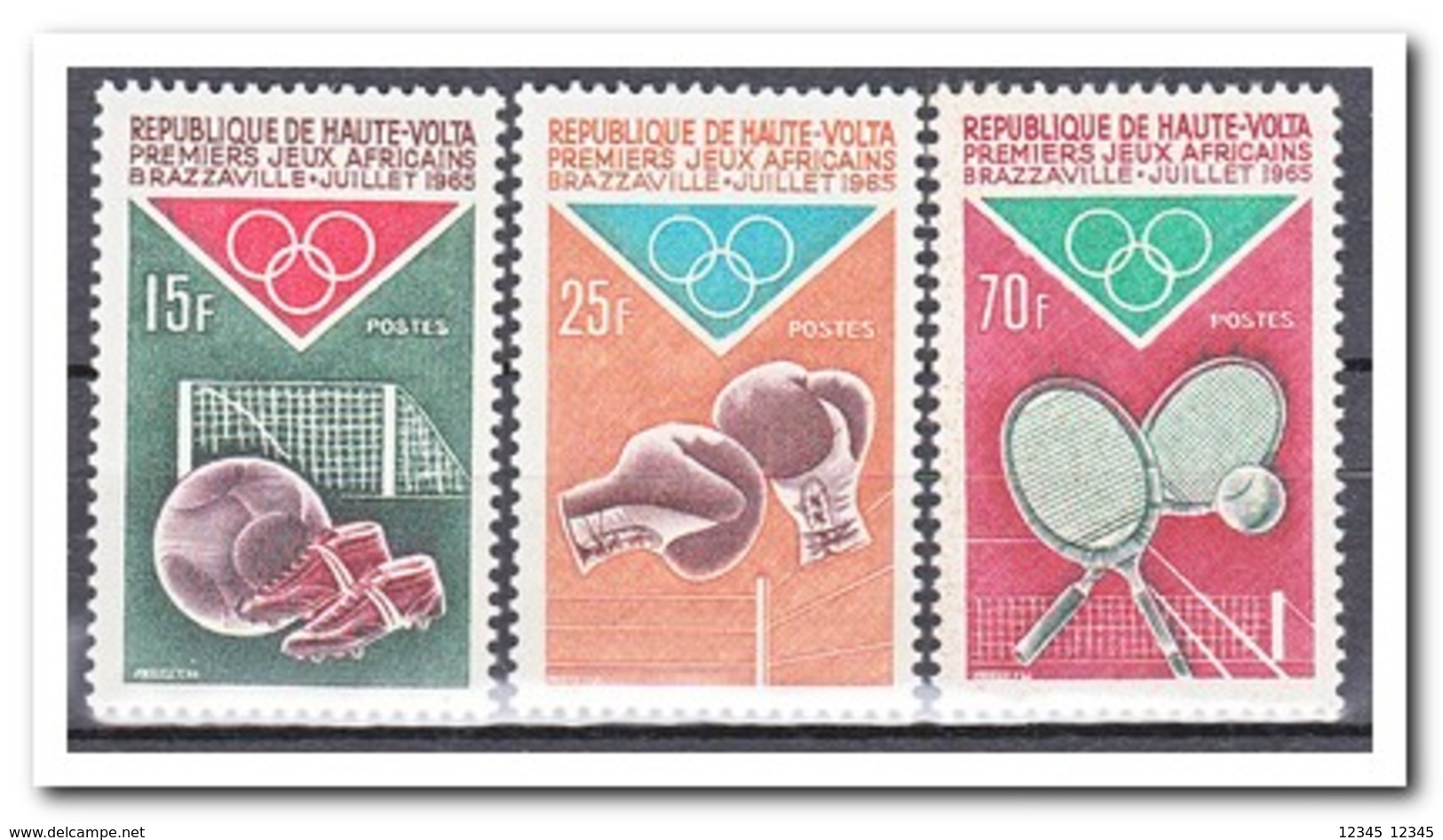 Haute Volta 1965, Postfris MNH, Sport - Opper-Volta (1958-1984)