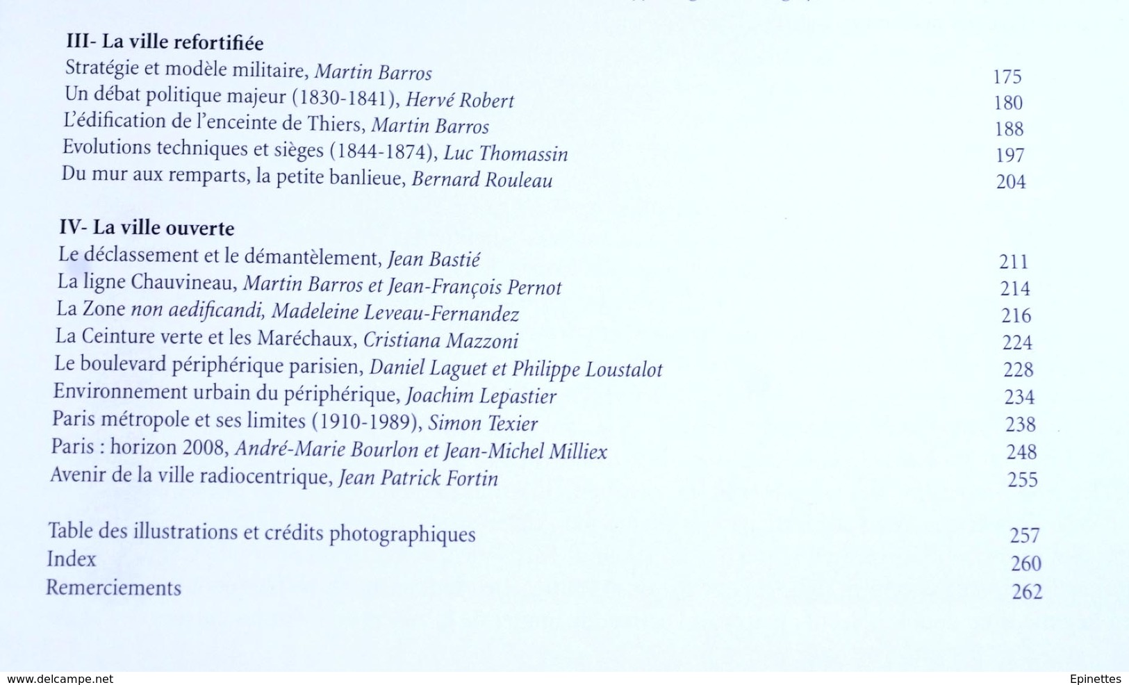 LES ENCEINTES DE PARIS, Action Artistique Ville de Paris, 2001, Béatrice de Andia