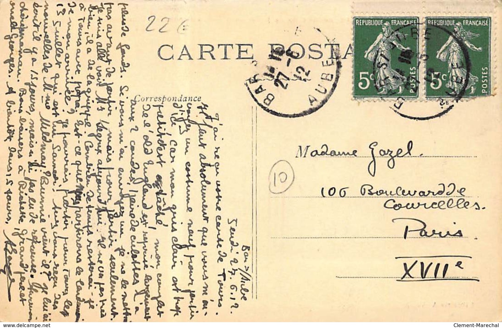 BAR-sur-AUBE : Revue Militaire Du 14 Juillet 1911, Remise Des Décorations - Tres Bon Etat - Bar-sur-Aube