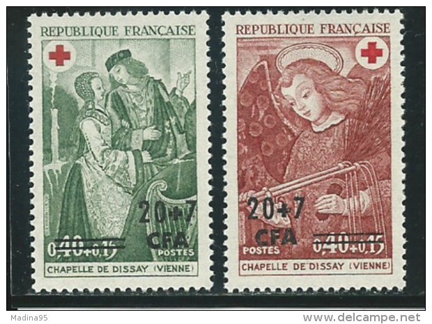 REUNION CFA: **, N° YT 391 Et 392, TB - Unused Stamps