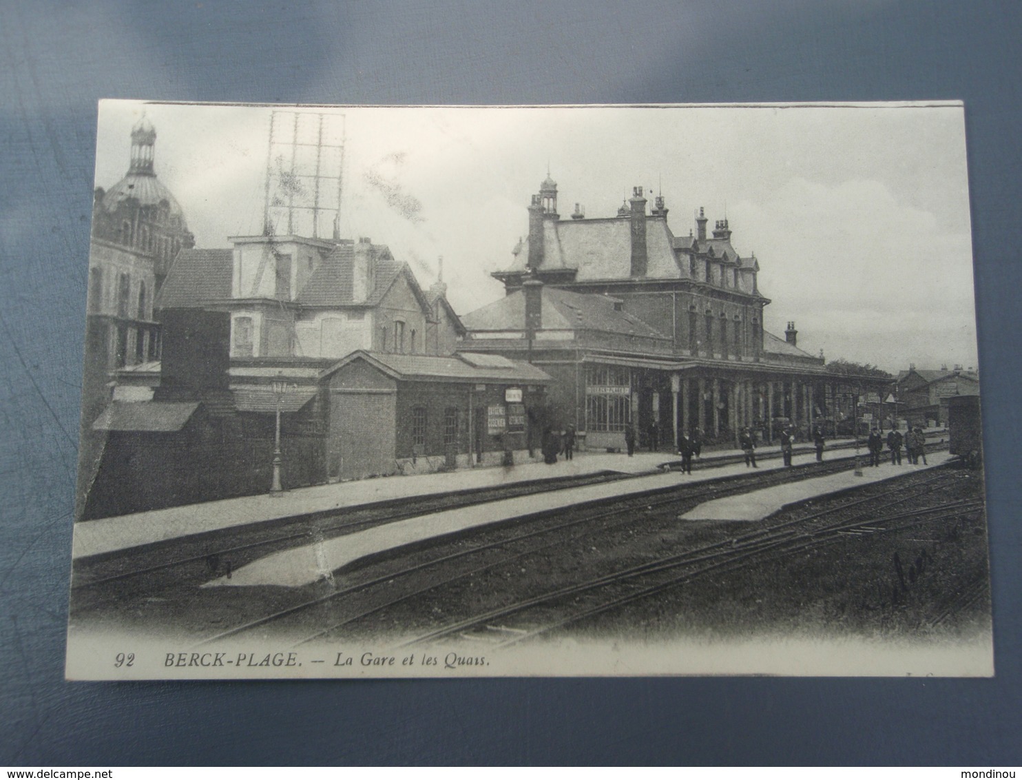 Cpa  BERCK-PLAGE -  La Gare Et Les Quais. 1912 - Berck