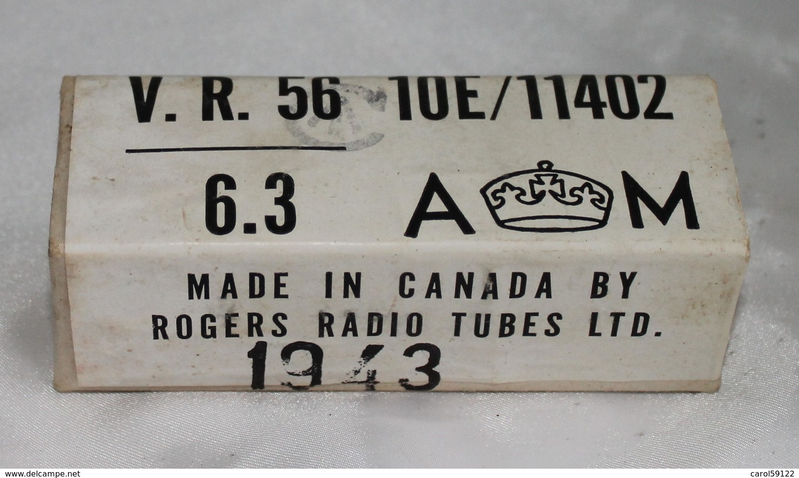 Boite De Lampe Radio Canadienne 1943 - Radios