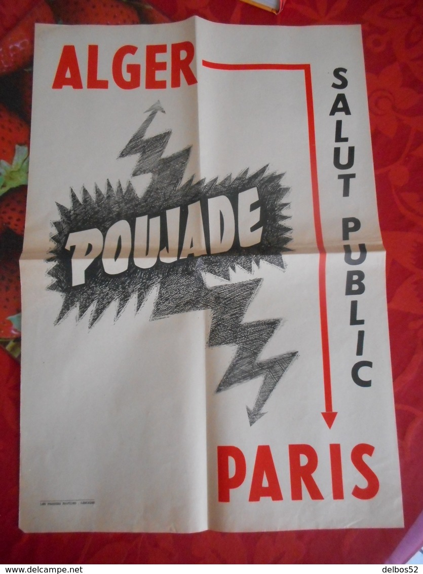 Affiche Politique - Poujade - Affiches