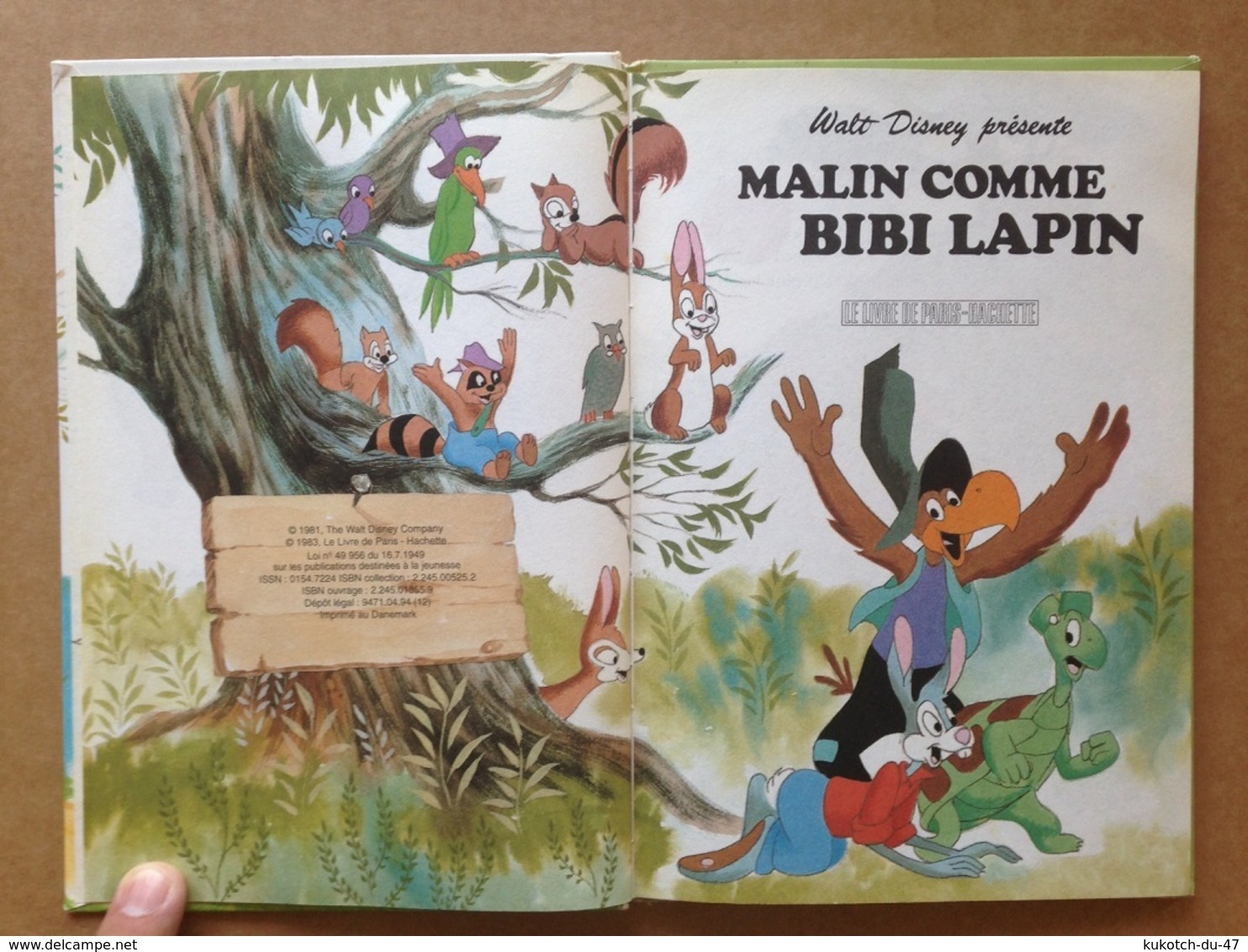 Disney - Mickey Club Du Livre - Malin Comme Bibi Lapin (1994) - Disney