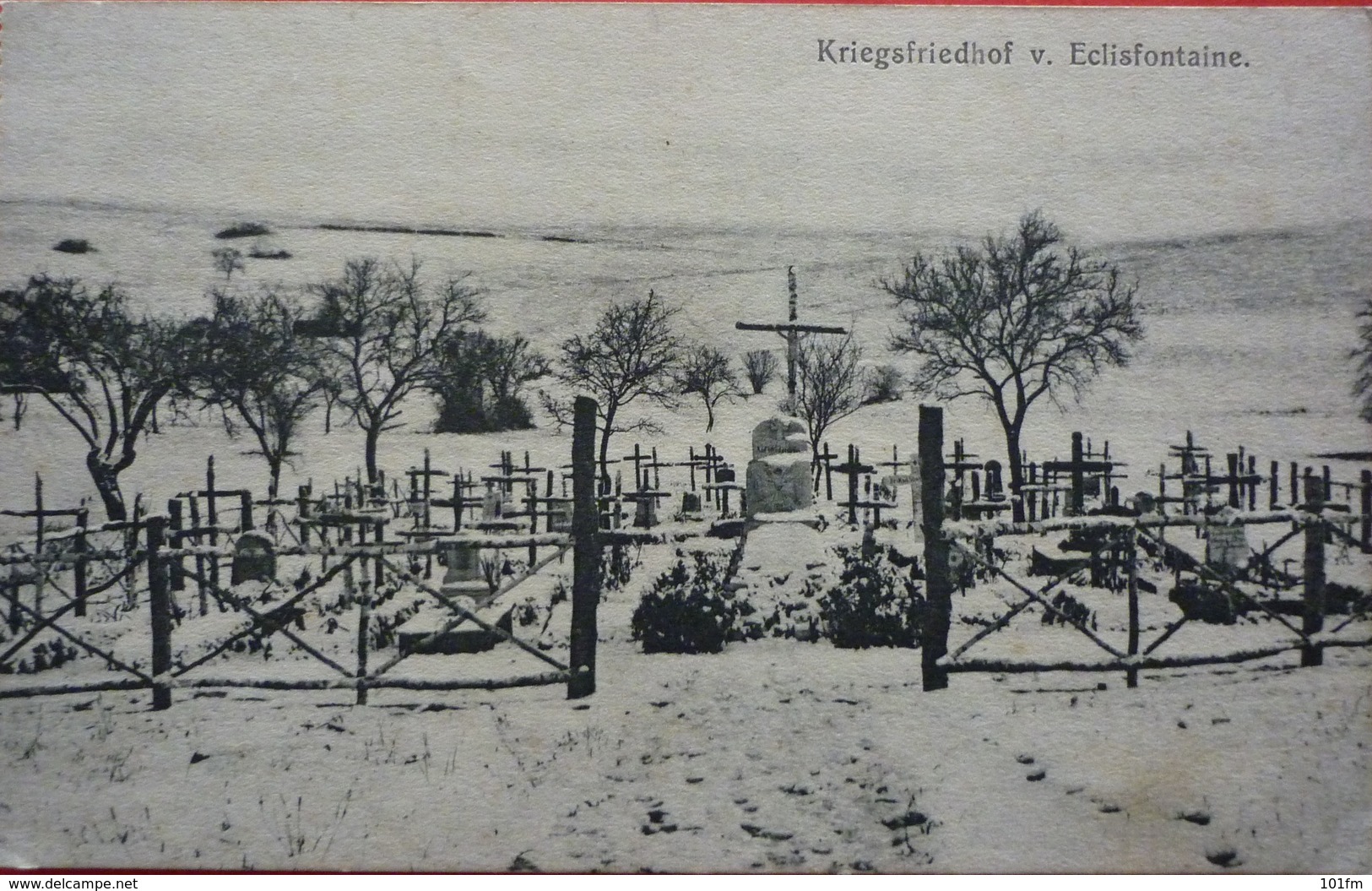 K.u.K. KRIEGSFRIEDHOF V. ECLISFONTAINE  W.W.I. - Oorlogsbegraafplaatsen