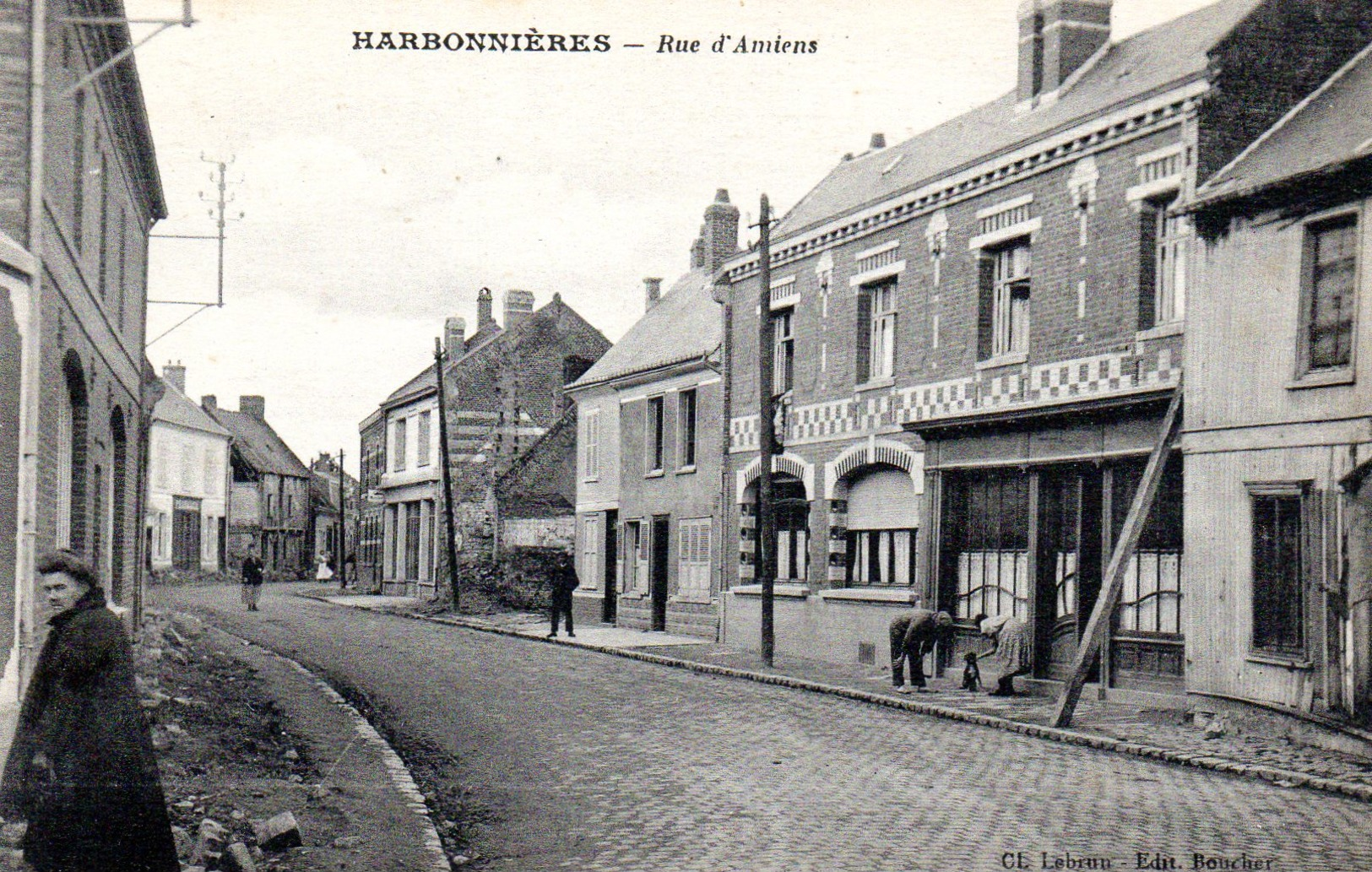 Harbonnieres Rue D Amiens - Autres & Non Classés