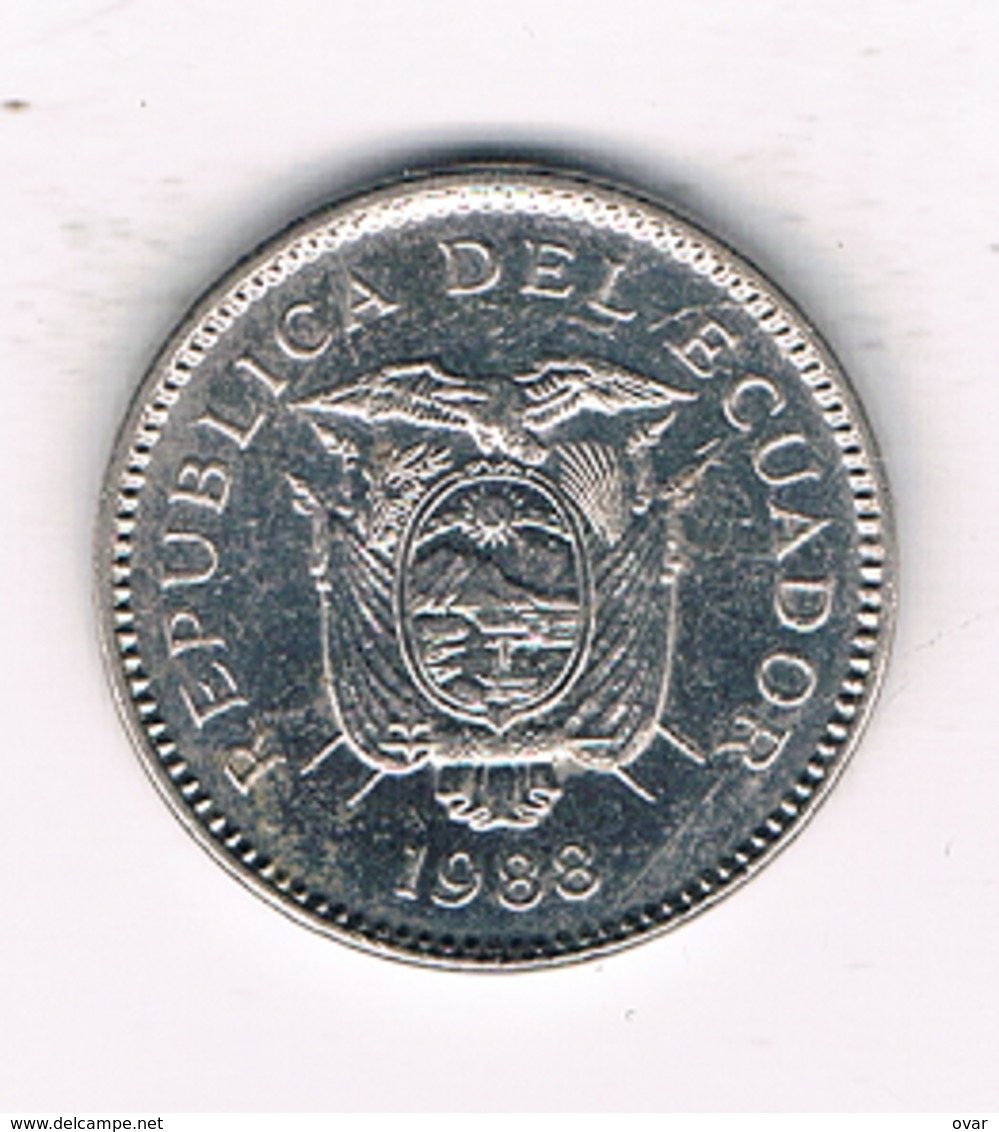 50 CENTAVOS 1988 ECUADOR /3207/ - Equateur