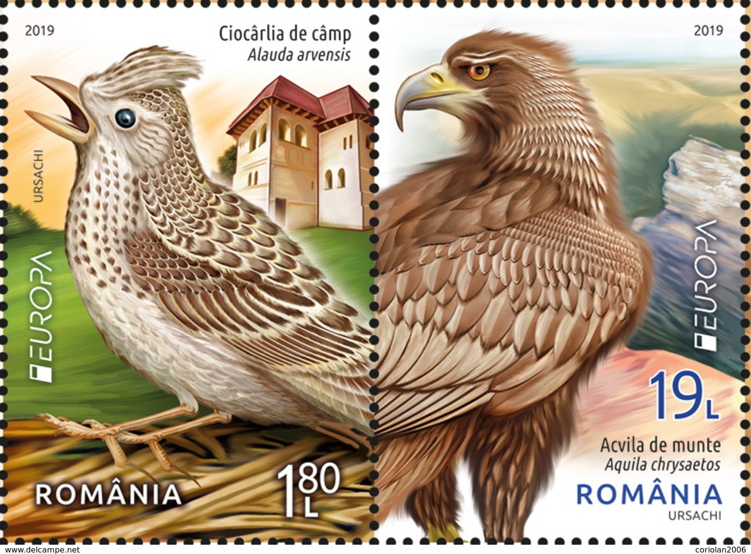 Romania 2019 / Europa / Set 2 Stamps - 2019
