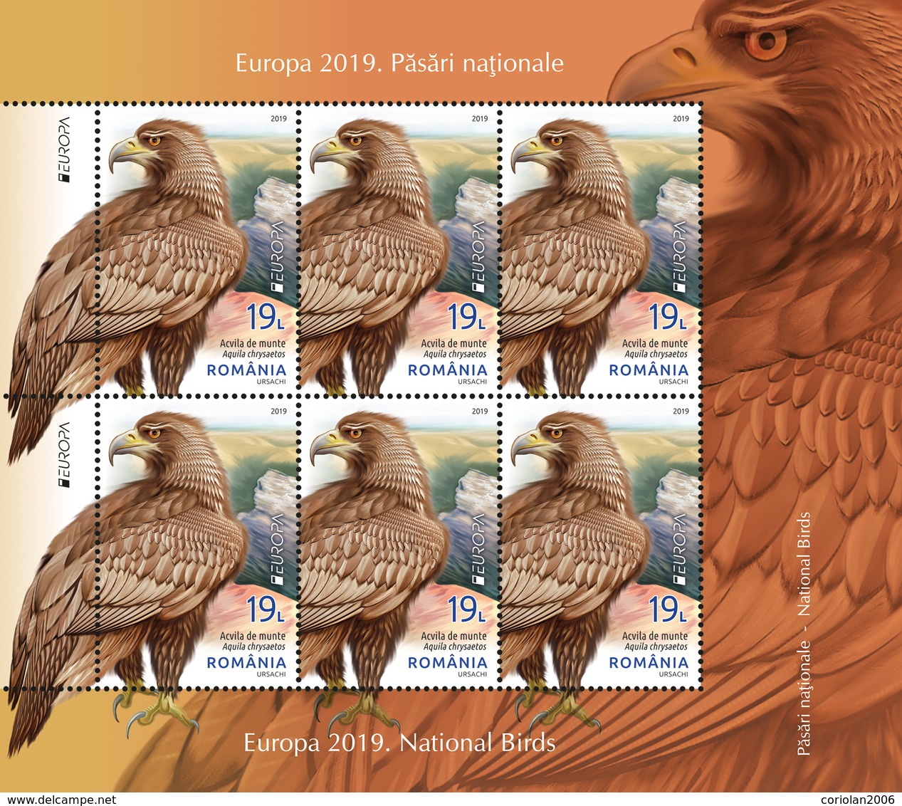 Romania 2019 / Europa / Set  2 MS - 2019