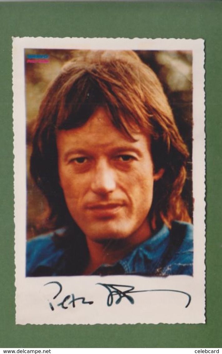 PETER FONDA In Person Signed Color Photo AUTOGRAPHE / AUTOGRAMM  9/14 Cm - Autres & Non Classés