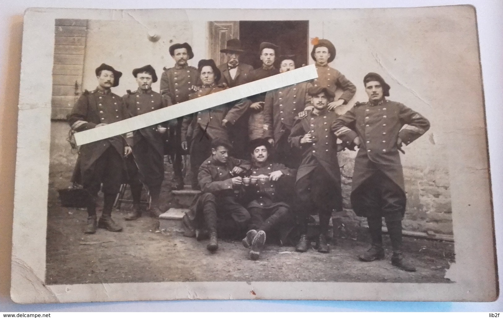 1914 Infanterie Alpine 158 Eme Régiment Le Jus Alpes Bérêts Tartes Tranchée Poilus 1914 1918 WW1 - War, Military