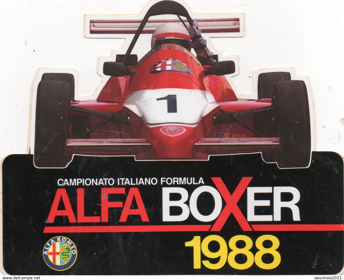 Autocollant CHAMPIONNAT D'ITALIE F1 - Aufkleber