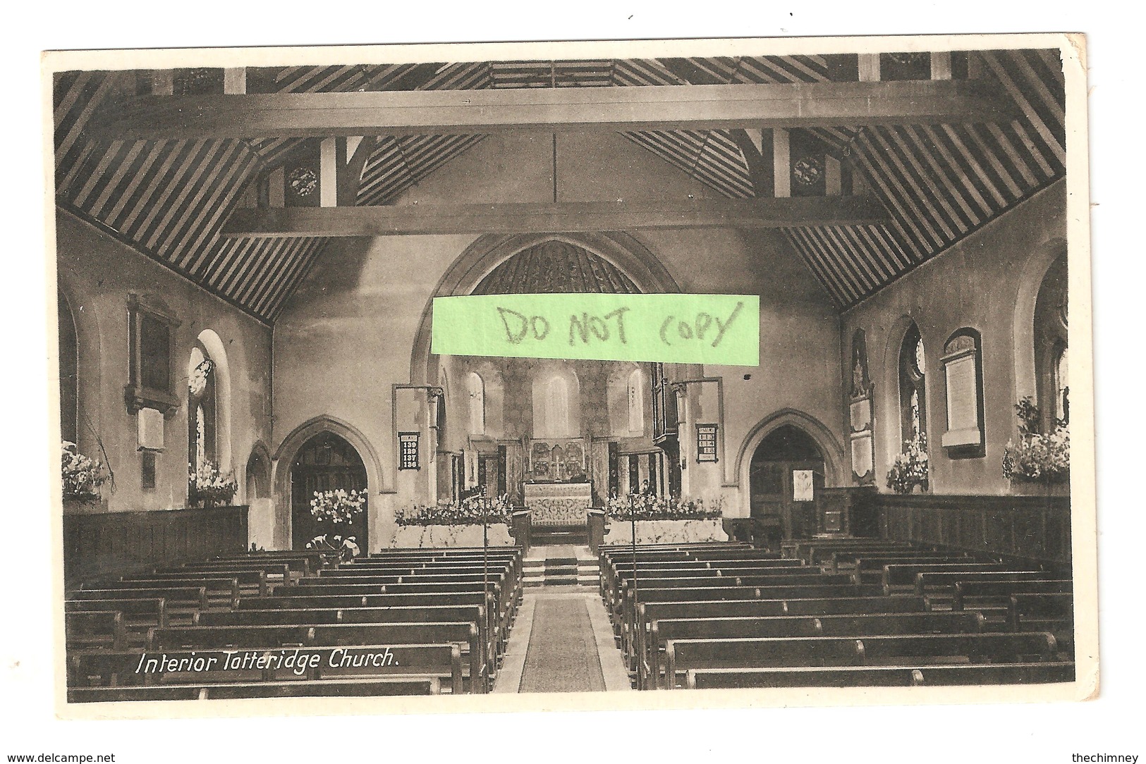 RP ST.ANDREWS TOTTERIDGE CHURCH INTERIOR  Nr HENDON EDGWARE - Middlesex