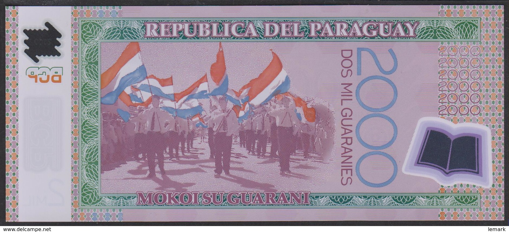 Paraguay 2000 Guaranies 2017 P228d UNC - Paraguay
