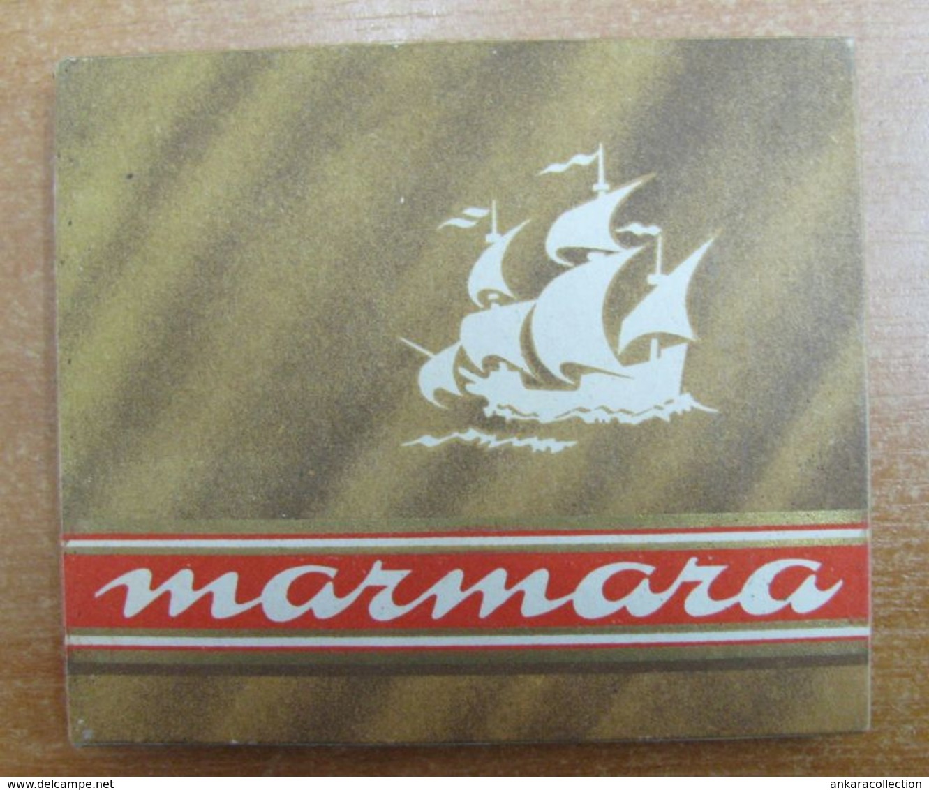 AC - MARMARA TURKISH CIGARS OPENED VINTAGE BOX FOR COLLECTION - Estuches Para Puros