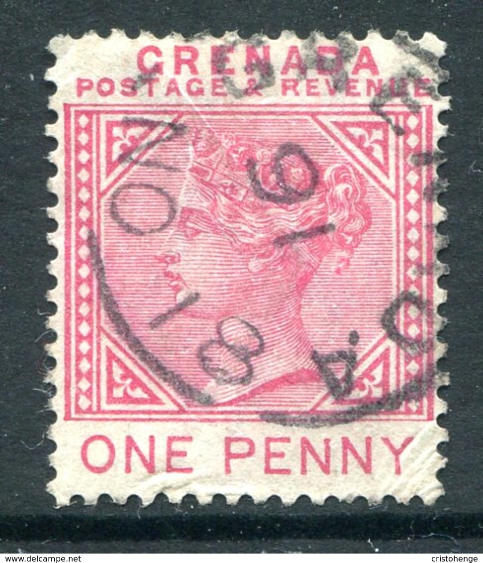 Grenada 1887 QV - 1d Carmine Used (SG 40) - Grenada (...-1974)