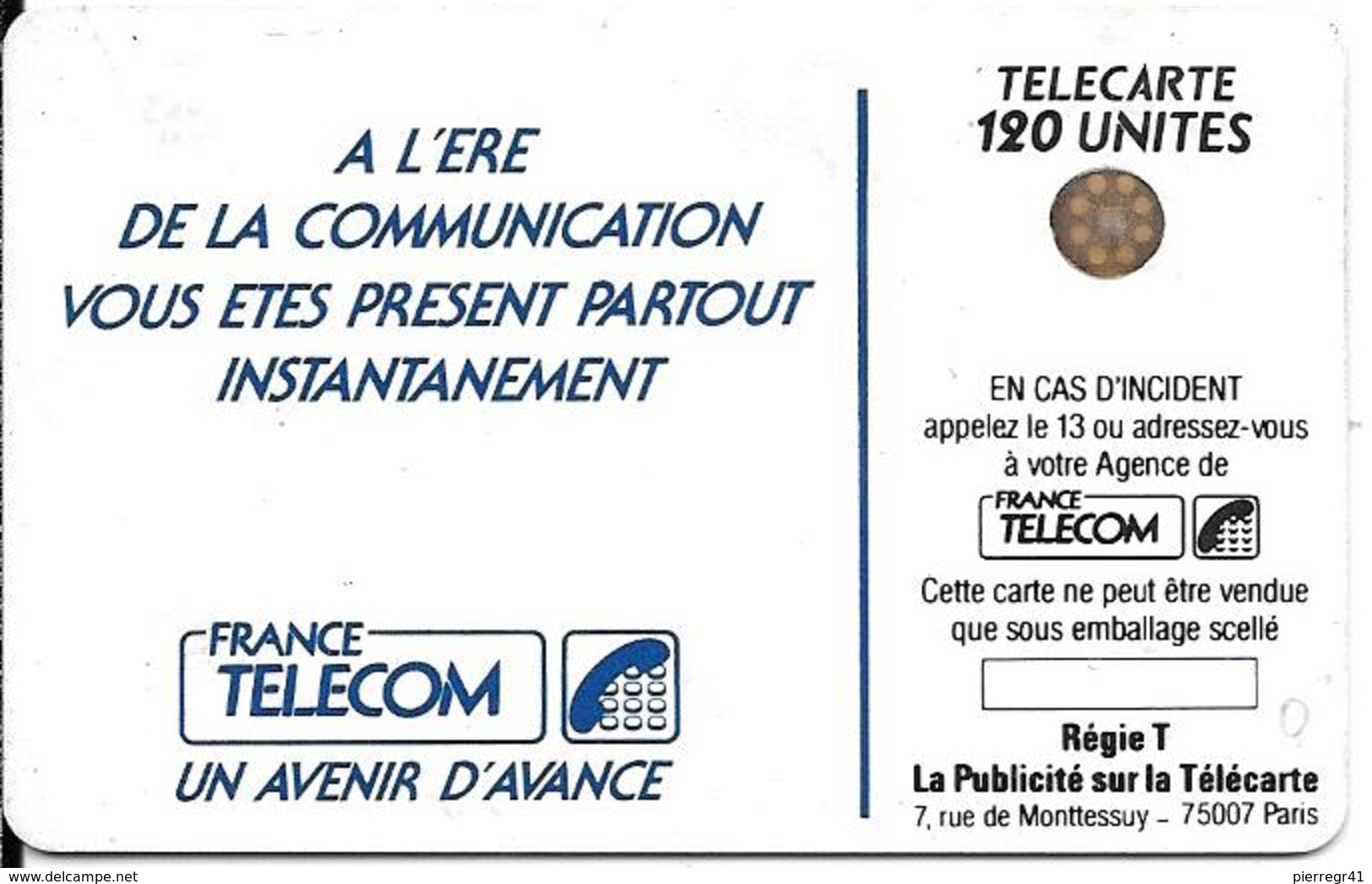 CARTE°-PUBLIC-F102A-120U-SC5 An-1989-VISAGE D ENFANT-V° 6 Pe 108677-1/2-Hors Cadre Haut Complet UTILISE-TBE- - 1989