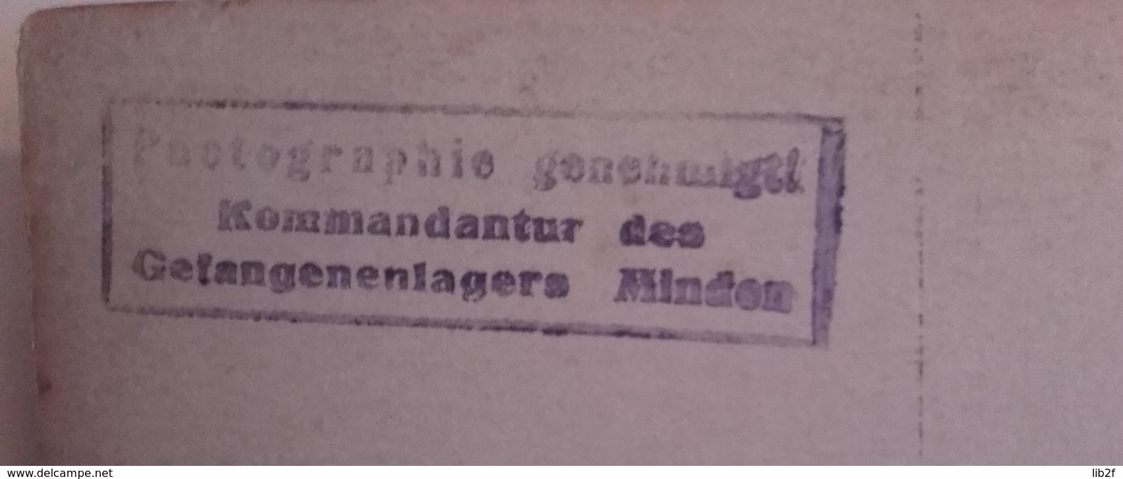 1914 1918 Minden Prisonnier De Guerre Anglais Bef Tranchée Poilus 1914 1918 WW1 - War, Military